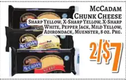 Trade Fair Supermarket McCadam Chunk Cheese offer