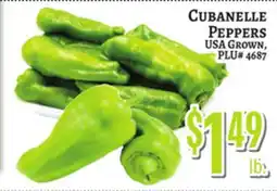 Trade Fair Supermarket CUBANELLE PEPPERS offer