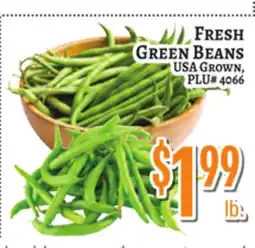 Trade Fair Supermarket FRESH GREEN BEANS offer