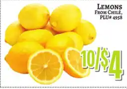Trade Fair Supermarket LEMONS offer
