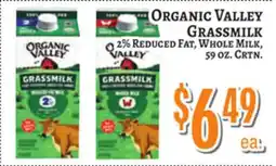 Trade Fair Supermarket ORGANIC VALLEY GRASSMILK offer