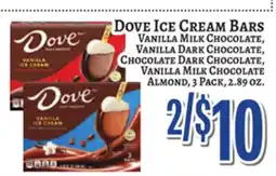 Trade Fair Supermarket DOVE ICE CREAM BARS offer