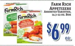 Trade Fair Supermarket FARM RICH APPETIZERS offer