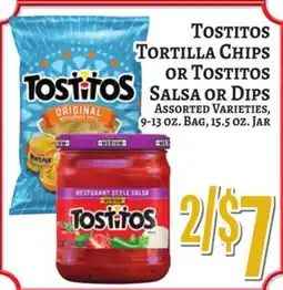 Trade Fair Supermarket TOSTITOS Tortilla Chips OR Tostitos Salsa OR Dips offer