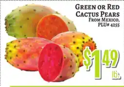 Trade Fair Supermarket GREEN OR RED CACTUS PEARS offer
