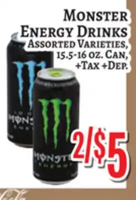 Trade Fair Supermarket Monster Energy Drinks offer