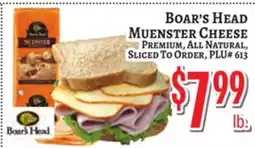 Trade Fair Supermarket Boar's Head Muenster Cheese offer