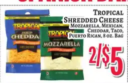 Trade Fair Supermarket TROPICAL SHREDDED CHEESE offer