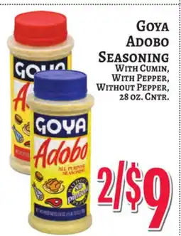 Trade Fair Supermarket Goya Adobo SEASONING offer