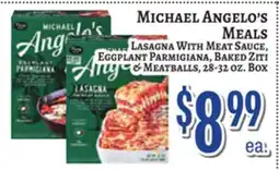 Trade Fair Supermarket Michael Angelo's Meals offer