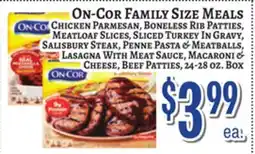 Trade Fair Supermarket On-Cor FAMILY SIZE MEALS offer