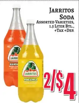 Trade Fair Supermarket JARRITOS Soda offer