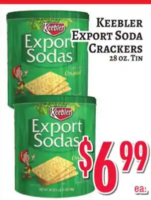 Trade Fair Supermarket Keebler EXPORT SODA CRACKERS offer