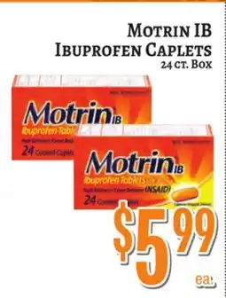 Trade Fair Supermarket MOTRIN IB IBUPROFEN CAPLETS offer