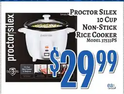Trade Fair Supermarket PROCTOR SILEX 10 Cup Non-Stick Rice Cooker offer