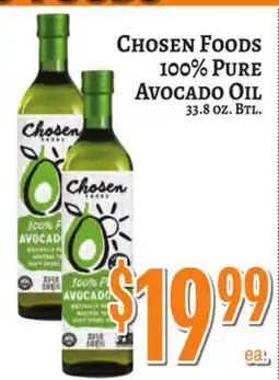 Trade Fair Supermarket CHOSEN FOODS 100% PURE Avocado Oil offer
