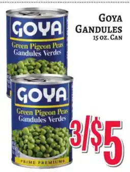 Trade Fair Supermarket GOYA GANDULES offer
