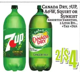 Trade Fair Supermarket CANADA DRY, 7UP, A&W, SQUIRT OR SUNKIST offer