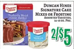 Trade Fair Supermarket Duncan Hines Signature Cake Mixes Or Frosting offer