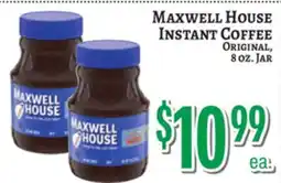Trade Fair Supermarket MAXWELL HOUSE INSTANT COFFEE offer
