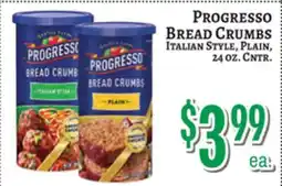 Trade Fair Supermarket PROGRESSO BREAD CRUMBS offer