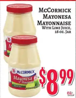 Trade Fair Supermarket McCormick Mayonesa offer