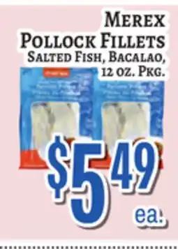 Trade Fair Supermarket Merex Pollock Fillets offer