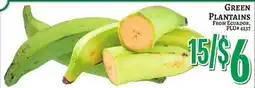 Trade Fair Supermarket GREEN PLANTAINS FROM ECUADOR, PLU# 4237 offer