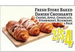 Trade Fair Supermarket FRESH STORE BAKED DANISH CROISSANTS offer