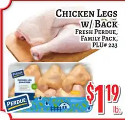 Trade Fair Supermarket CHICKEN LEGS w/ BACK offer