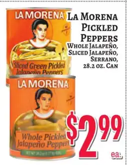 Trade Fair Supermarket La Morena PICKLED PEPPERS offer