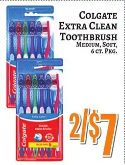 Trade Fair Supermarket COLGATE EXTRA CLEAN TOOTHBRUSH offer