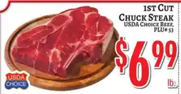 Trade Fair Supermarket 1ST CUT CHUCK STEAK offer