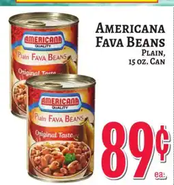 Trade Fair Supermarket AMERICANA FAVA BEANS offer