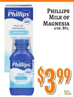 Trade Fair Supermarket PHILLIPS MILK OF MAGNESIA offer