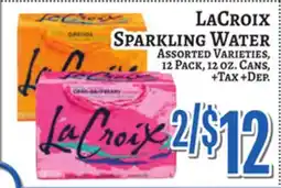 Trade Fair Supermarket LaCroix SPARKLING WATER offer