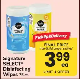 ACME Signature SELECT Disinfecting Wipes offer