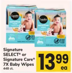 ACME Signature SELECT or Signature Care 7X Baby Wipes offer