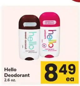 ACME Hello Deodorant offer
