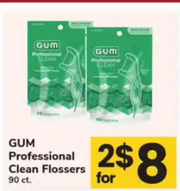 ACME GUM Professional Clean Flossers offer