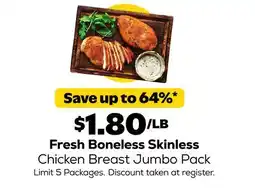 Grocery Outlet Fresh Boneless Skinless offer
