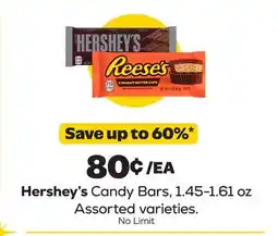 Grocery Outlet Hershey's Candy Bars offer