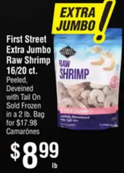 Smart & Final First Street Extra Jumbo Raw Shrimp offer