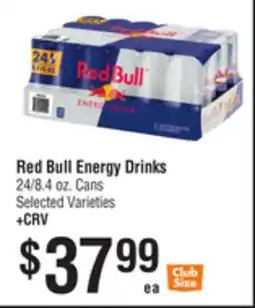 Smart & Final Red Bull Energy Drinks offer