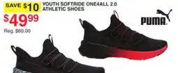 Dunham's Sports PUMA YOUTH SOFTRIDE ONE4ALL 2.0 ATHLETIC SHOES offer