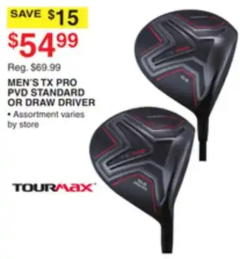 Dunham's Sports TOURMAX MEN'S TX PRO PVD STANDARD OR DRAW DRIVER offer