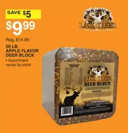 Dunham's Sports RACK TAKER 20 LB. APPLE FLAVOR DEER BLOCK offer
