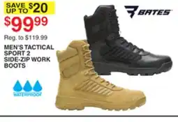 Dunham's Sports MEN'S TACTICAL SPORT 2 SIDE-ZIP WORK BOOTS offer
