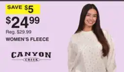 Dunham's Sports CANYON CREEK WOMEN'S FLEECE offer