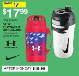 Dunham's Sports 64 OZ. PLAYMAKER OR FUEL JUG offer